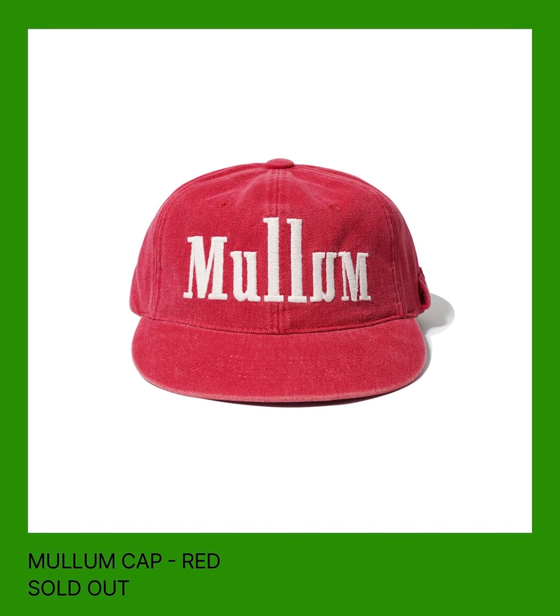 마이네임이즈피터 mullum 볼캡 상품이미지1