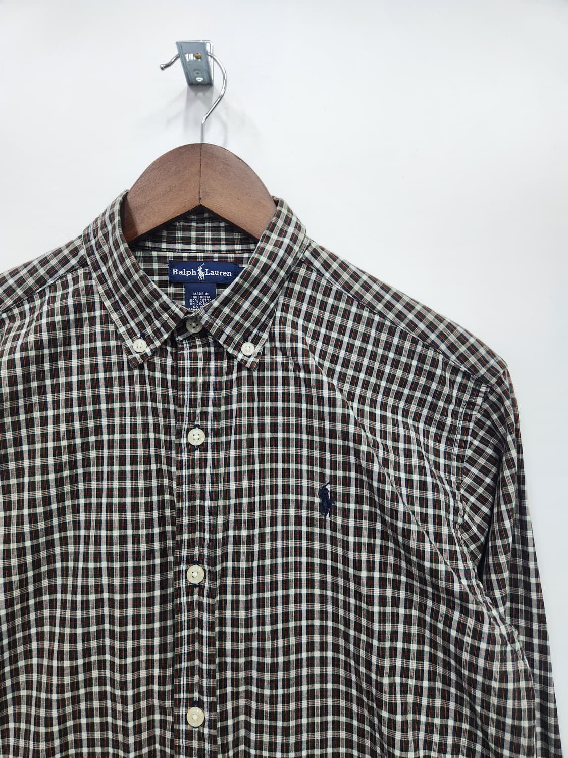 폴로 랄프로렌 브라운 플란넬 셔츠 상품이미지3