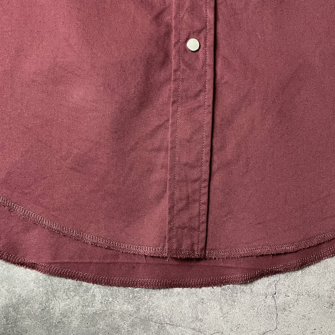 WRANGLER 랭글러 빈티지 와인 코튼 웨스턴셔츠 A00306 상품이미지3
