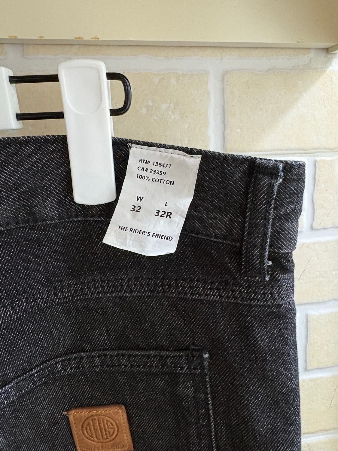 데우스엑스마키나 - 블랙 데님 루즈 테이퍼드 32사이즈 상품이미지6