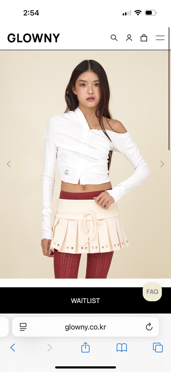 Daze pleated mini skirt GLOWNY 글로니 상품이미지1