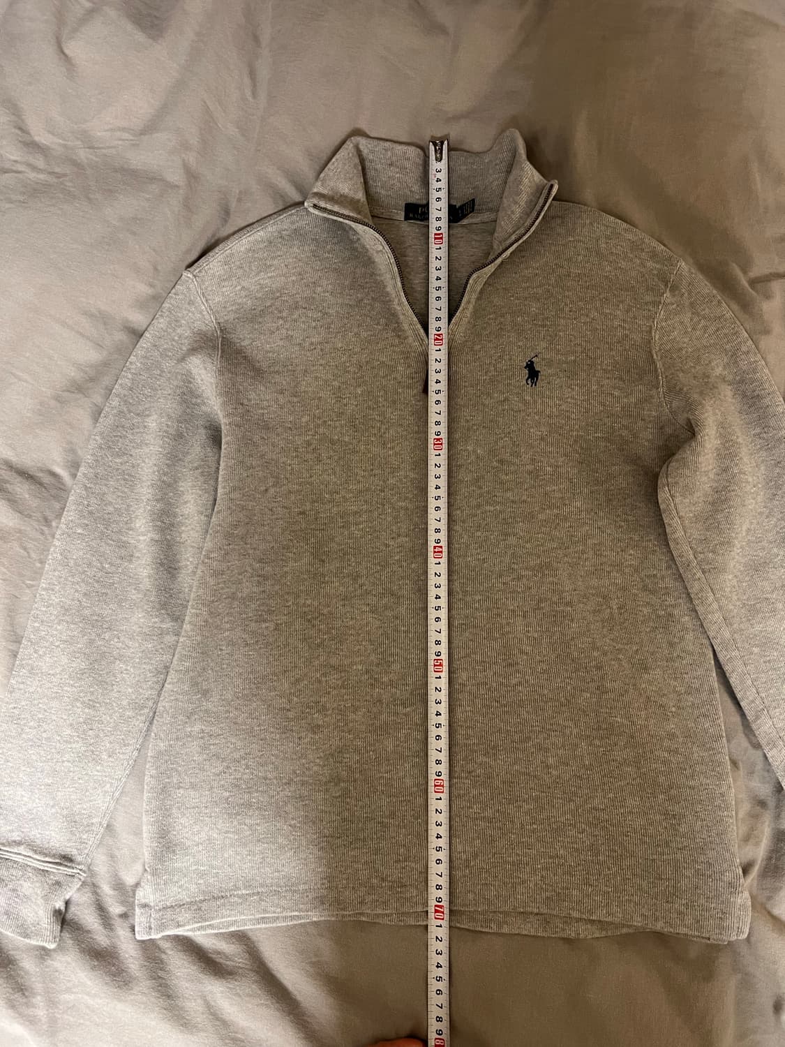 폴로 랄프로렌 하프 집업 니트 그레이 S 상품이미지7
