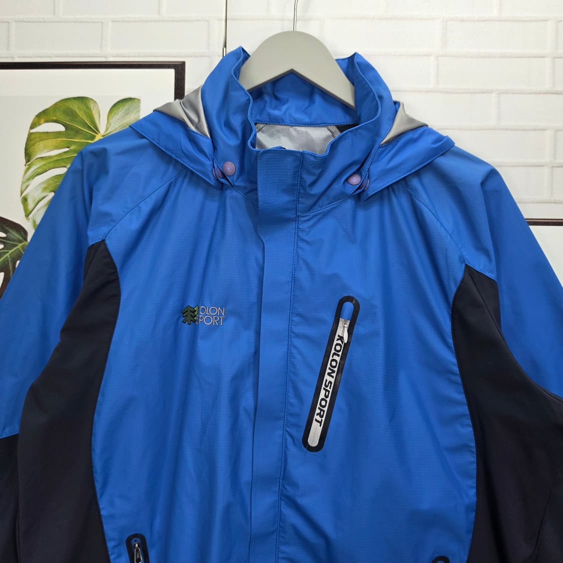 코오롱스포츠 윈드스토우퍼 기능성 후드 자켓 바람막이 100사이즈 상품이미지3