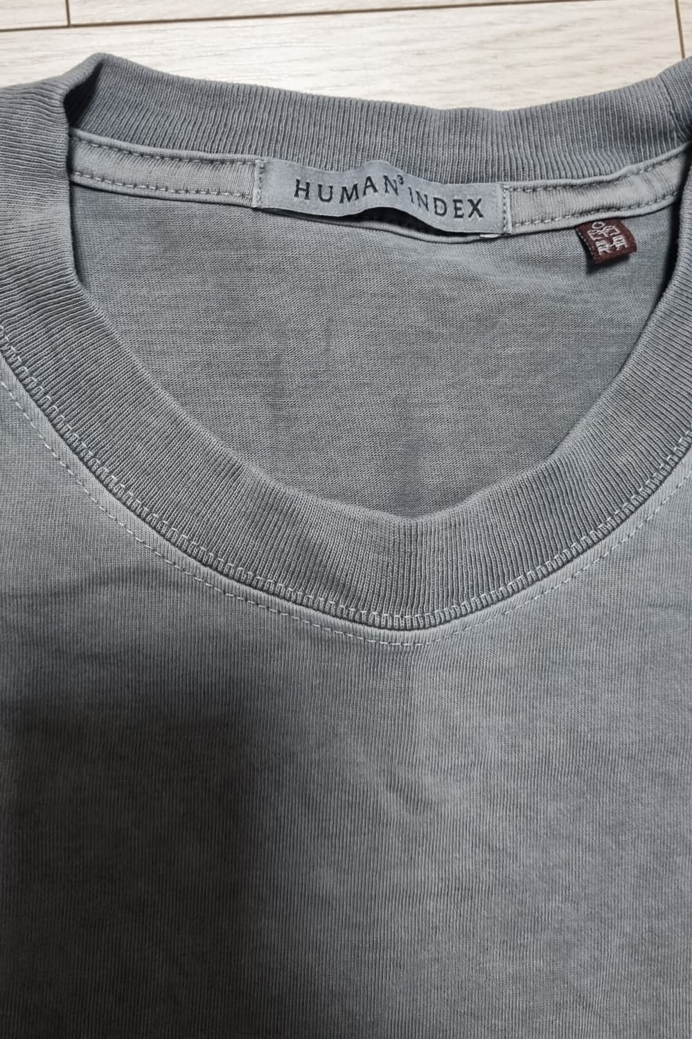 3 폴리테루 휴먼인덱스 레귤러 티셔츠 다이드 퍼플그레이, 그레이 2장 상품이미지7