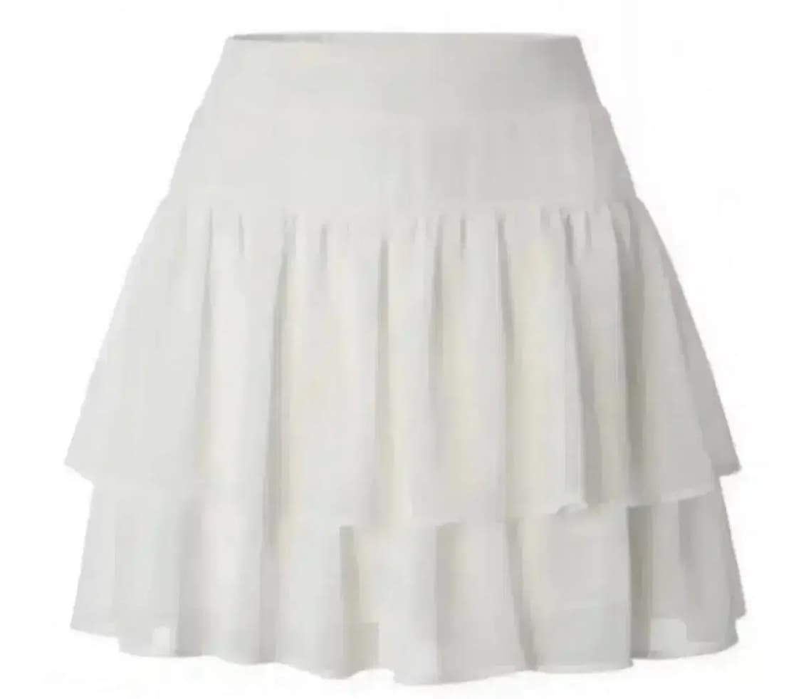 쓰리타임즈 스완 쉬폰 스커트 쓰탐 당일배송 치마 상품이미지1