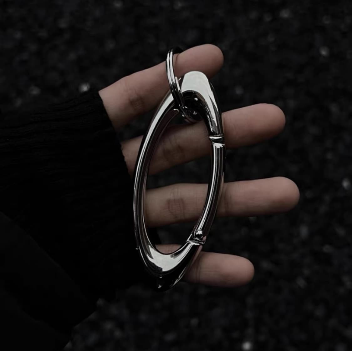 [Unisex] OVAL 스틸 아이콘 링 키링 열쇠고리 상품이미지4