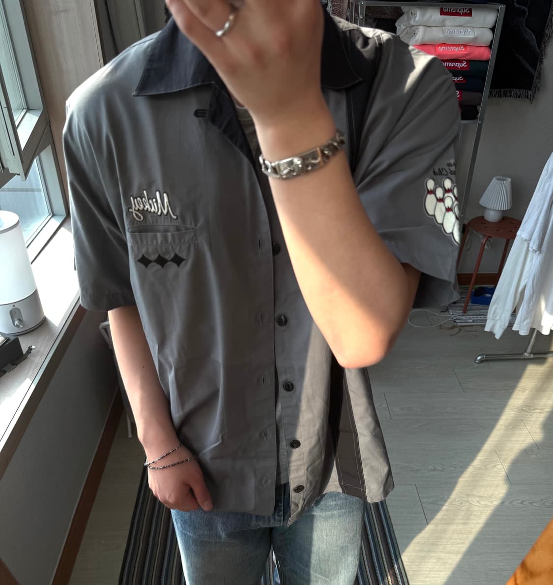 00s 디즈니 미키마우스 볼링 셔츠 상품이미지2