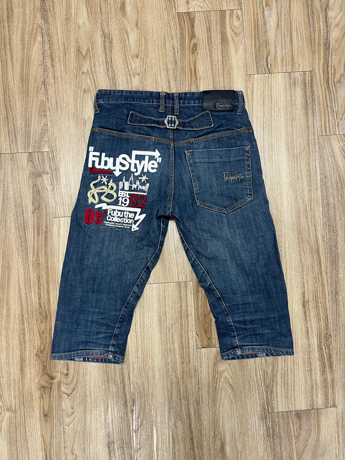 FUBU 올드스쿨 데님 반바지 32 상품이미지1