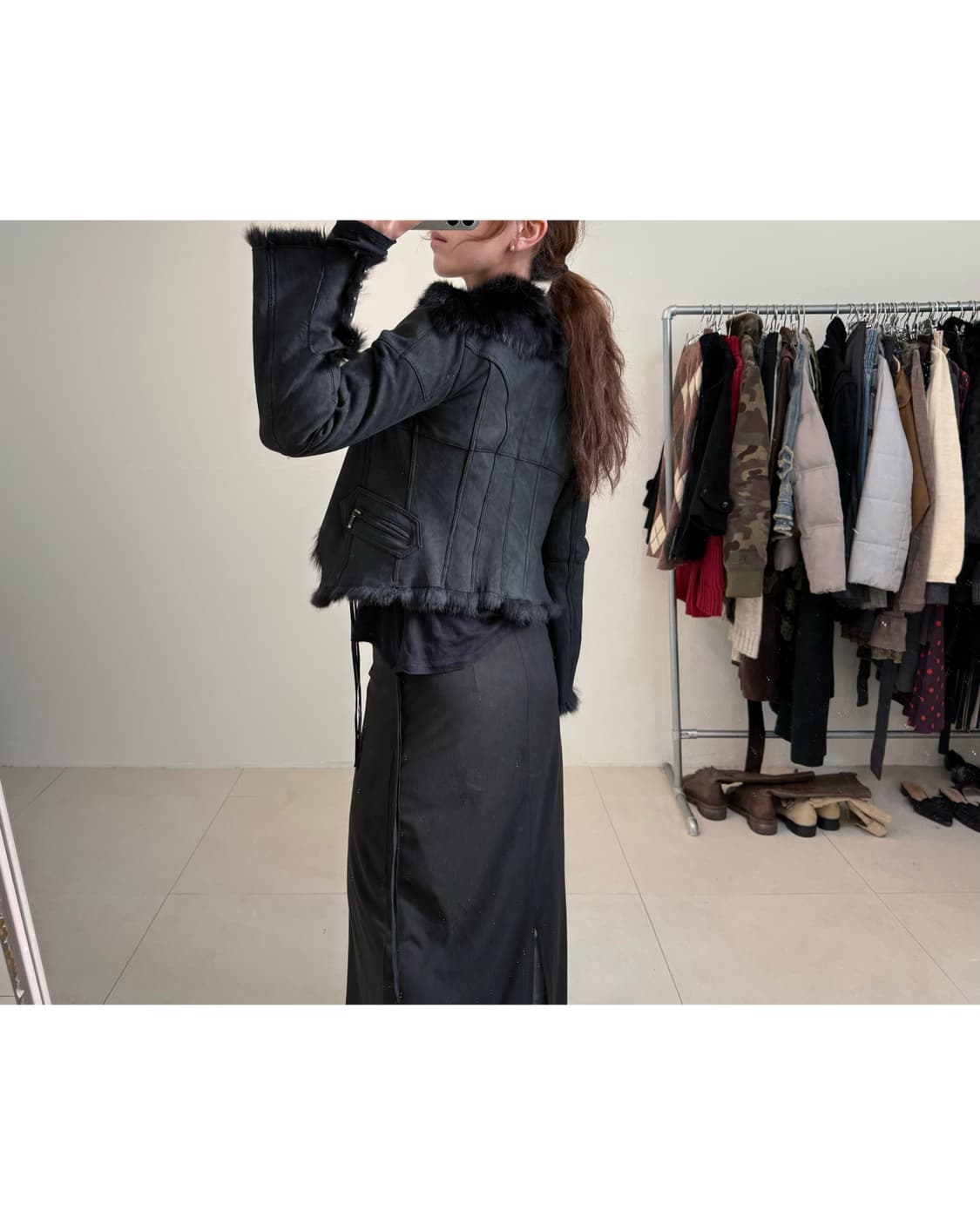 Grand table 리얼레더 리얼퍼 자켓 상품이미지1