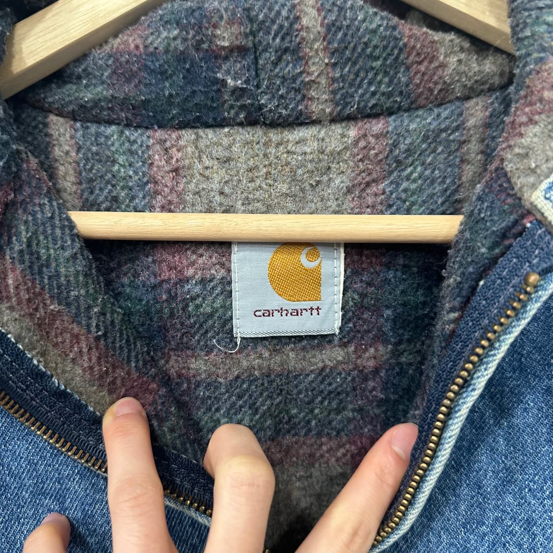 칼하트 데님 액티브 자켓 상품이미지3