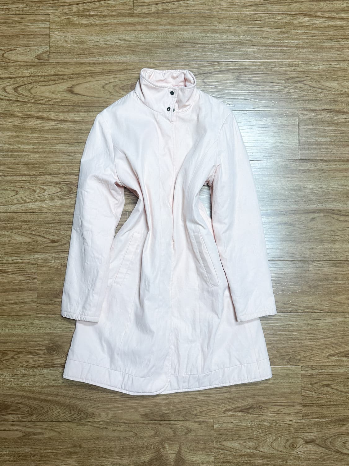 빈티지 핑크 코트 점퍼 야상 트렌치 히메갸루 로걀 라떼 발레코어 모리걸 상품이미지1