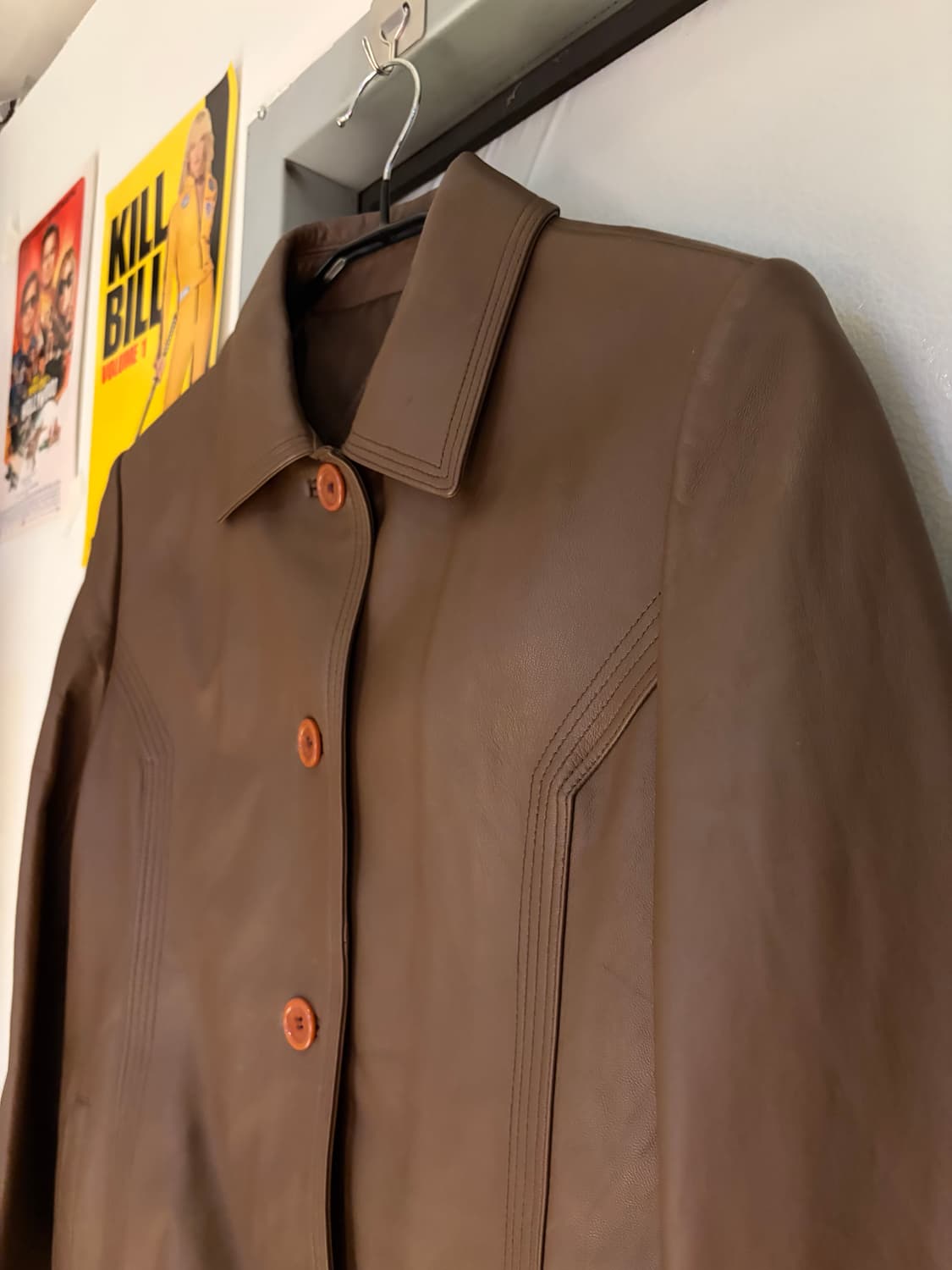 Razzio 양가죽 레더 셔츠자켓 상품이미지4