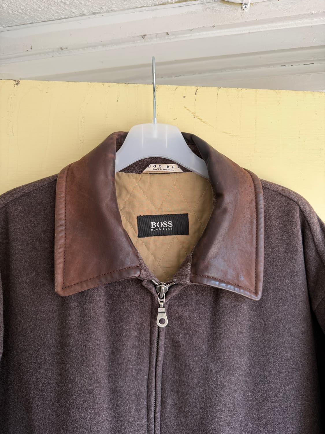 HUGO BOSS Leather Collar Blouson 상품이미지4