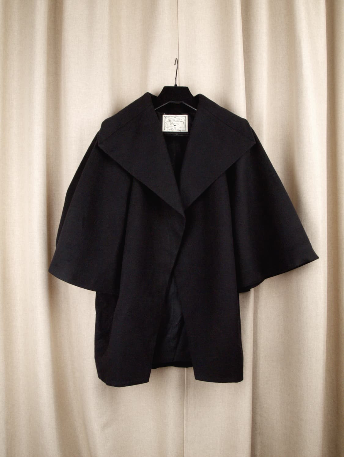 'Little Black Dress' Cape Coat 상품이미지1