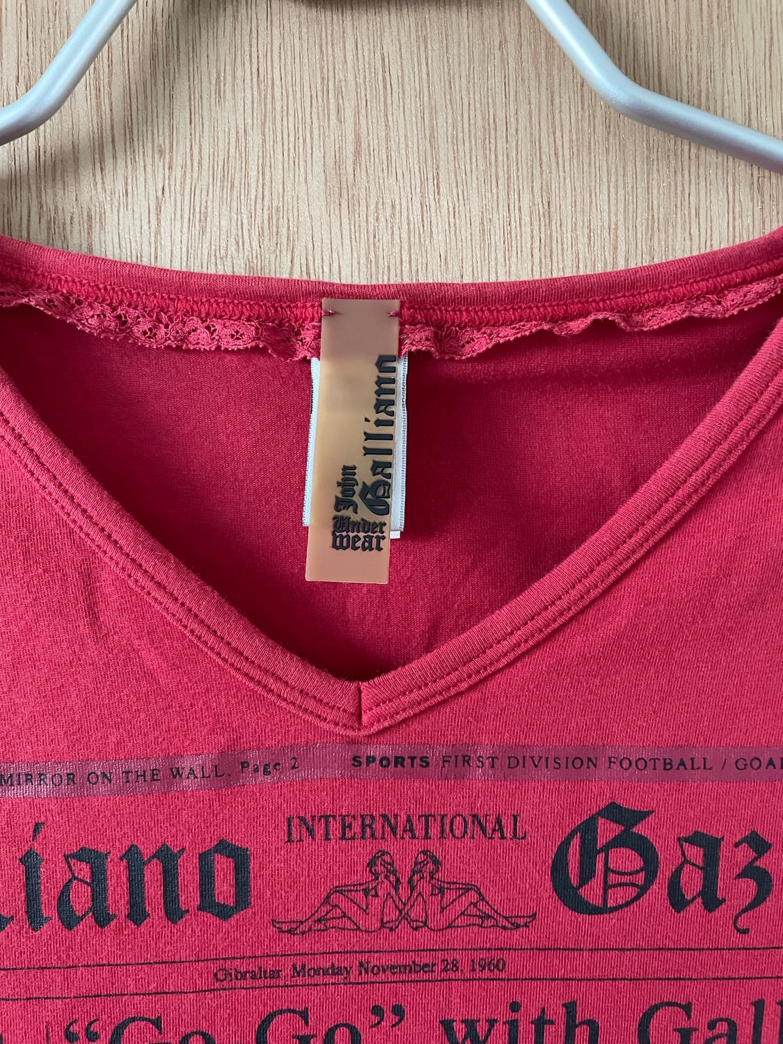 존갈리아노 뉴스페이퍼 반팔 티셔츠 상품이미지6