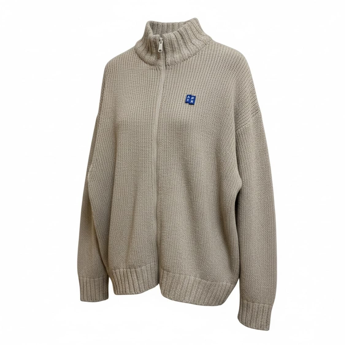 아더에러 시그니피컨트 니트집업 오트밀 상품이미지1