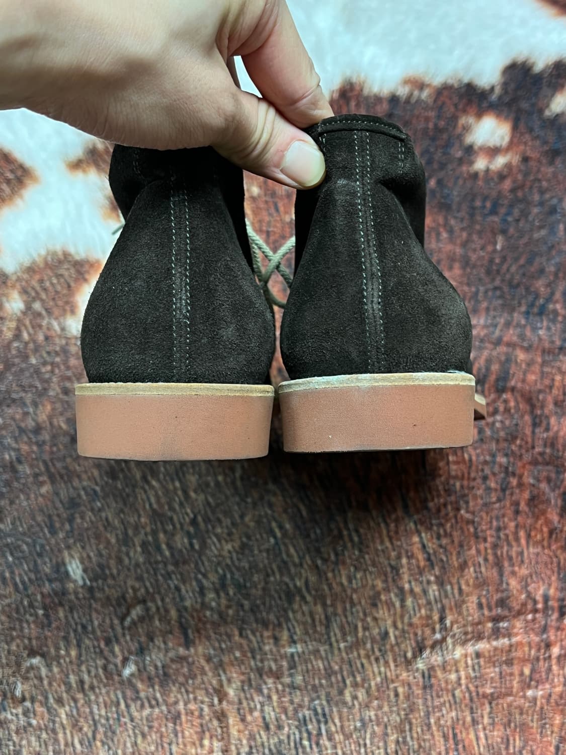 [255] J.Wilton 스웨이드 처카 부츠 다크 브라운  상품이미지4