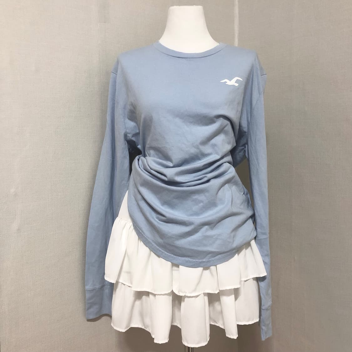 홀리스터 빅로고 소다맛 롱슬리브 L 상품이미지1