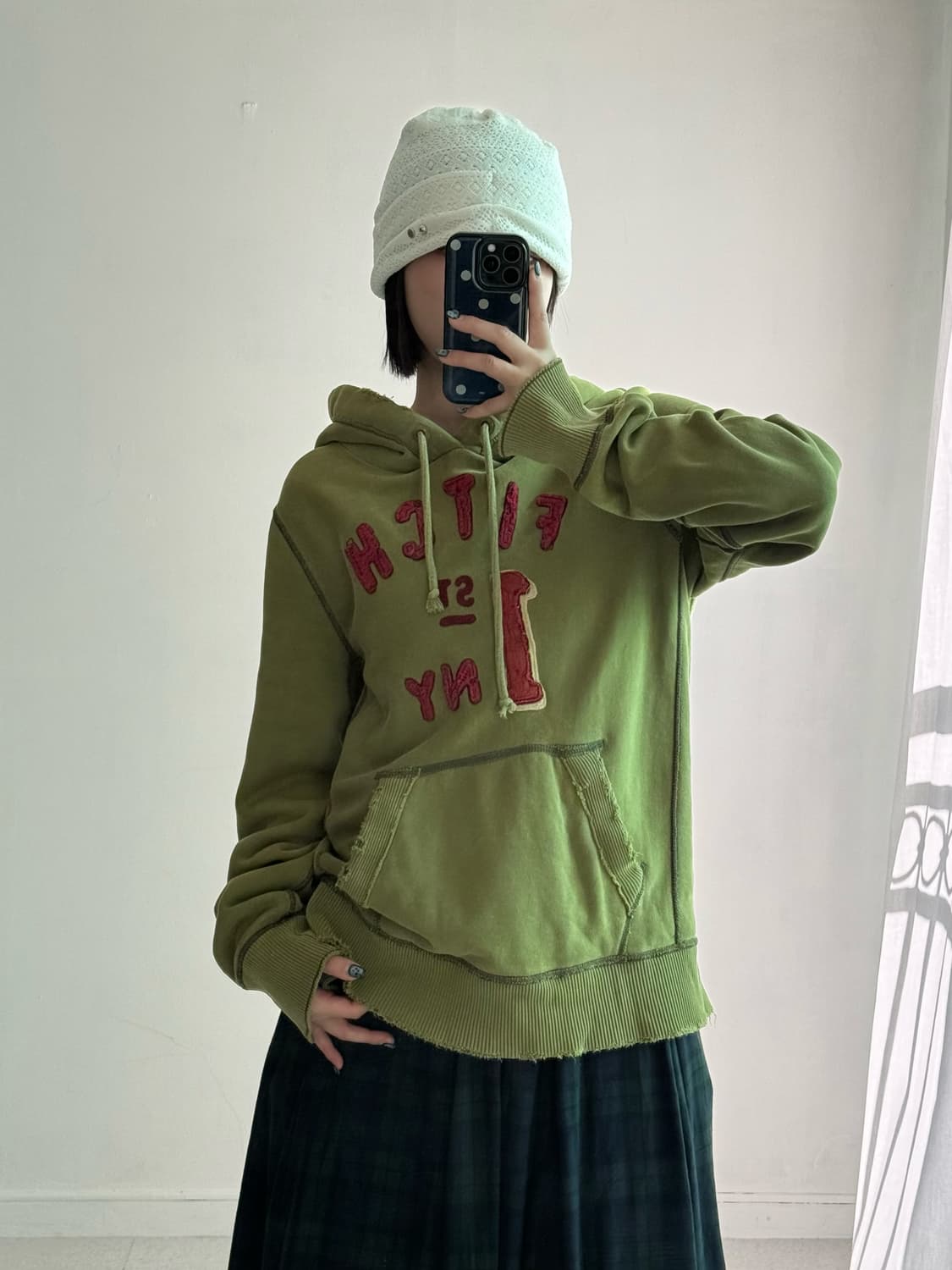 아베크롬비 헤비웨잇 카키 후드티 상품이미지1