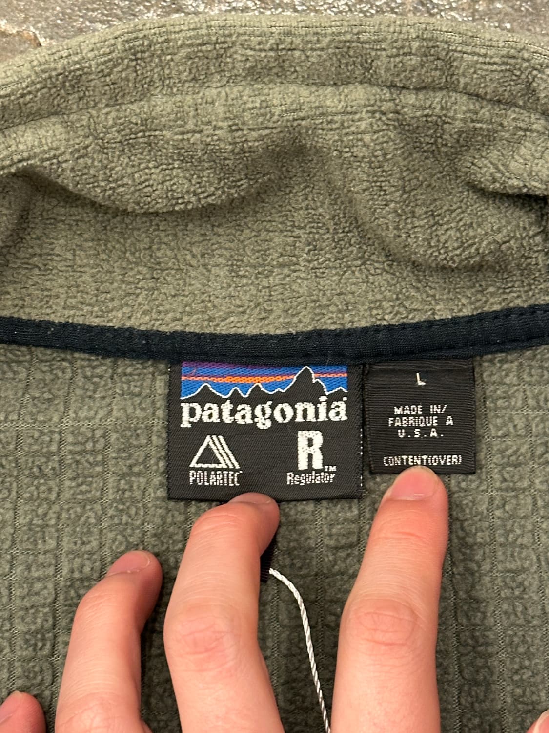 90s made in USA 파타고니아 R2 플리스 자켓 L 상품이미지6