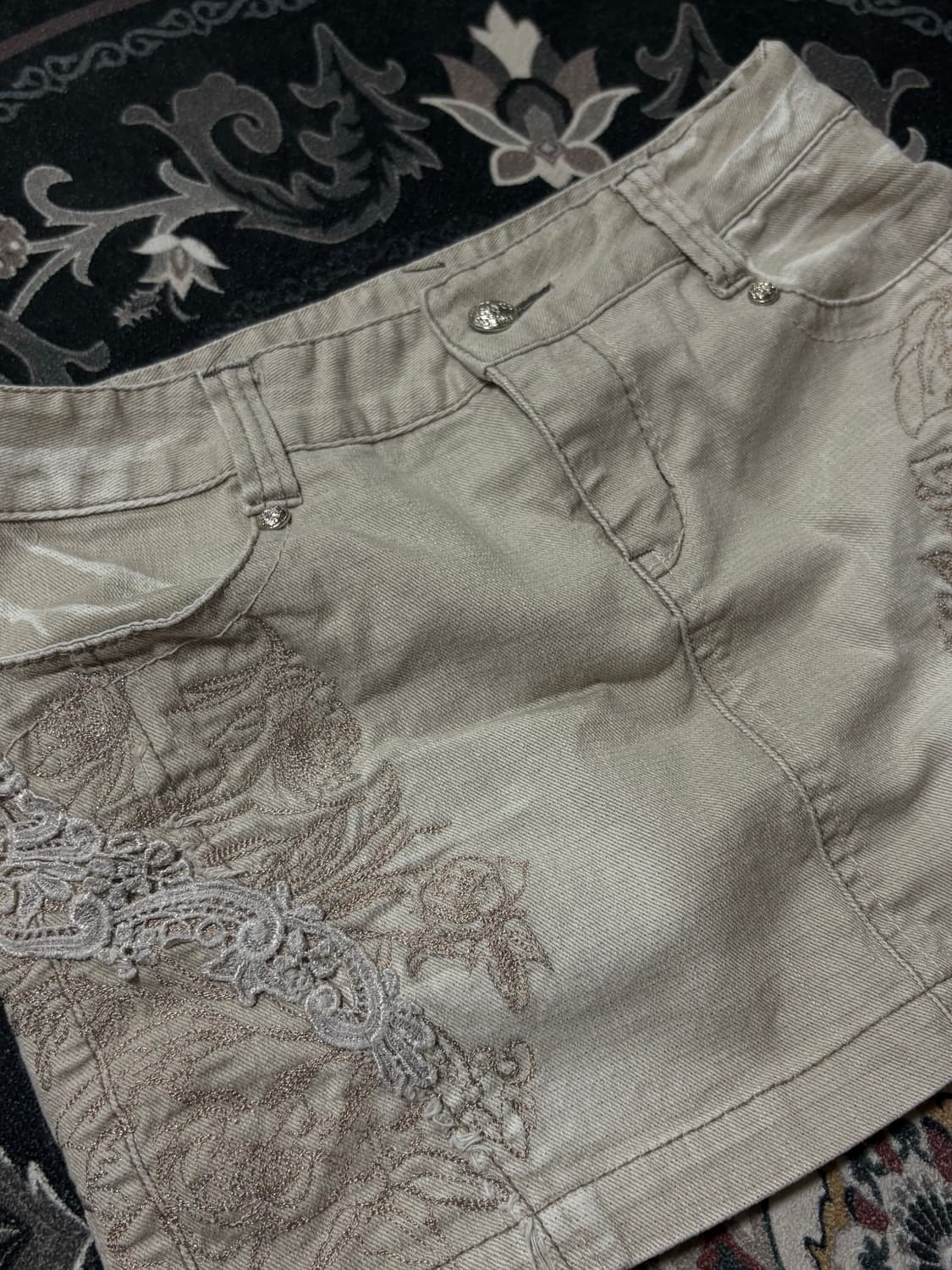 빈티지 페어리 자수 스커트 s 상품이미지3