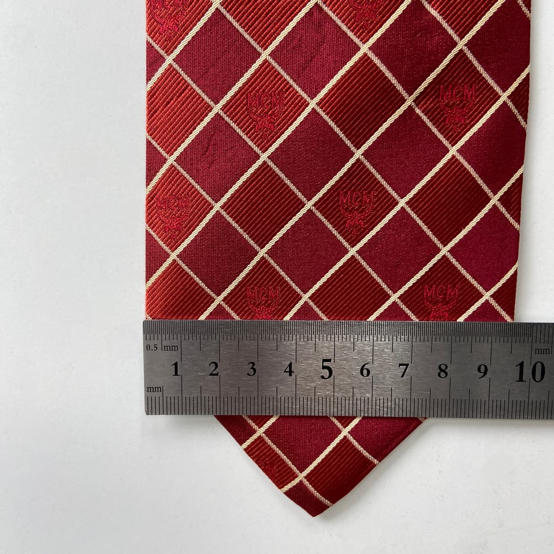 MCM 정품 명품 모노그램 넥타이 상품이미지8