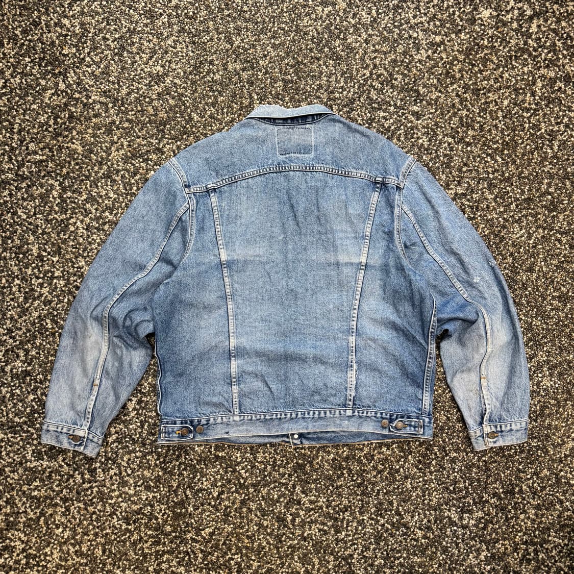 90s 리바이스 타입3 러프에이징 데님 트러커 자켓 made in USA 상품이미지5