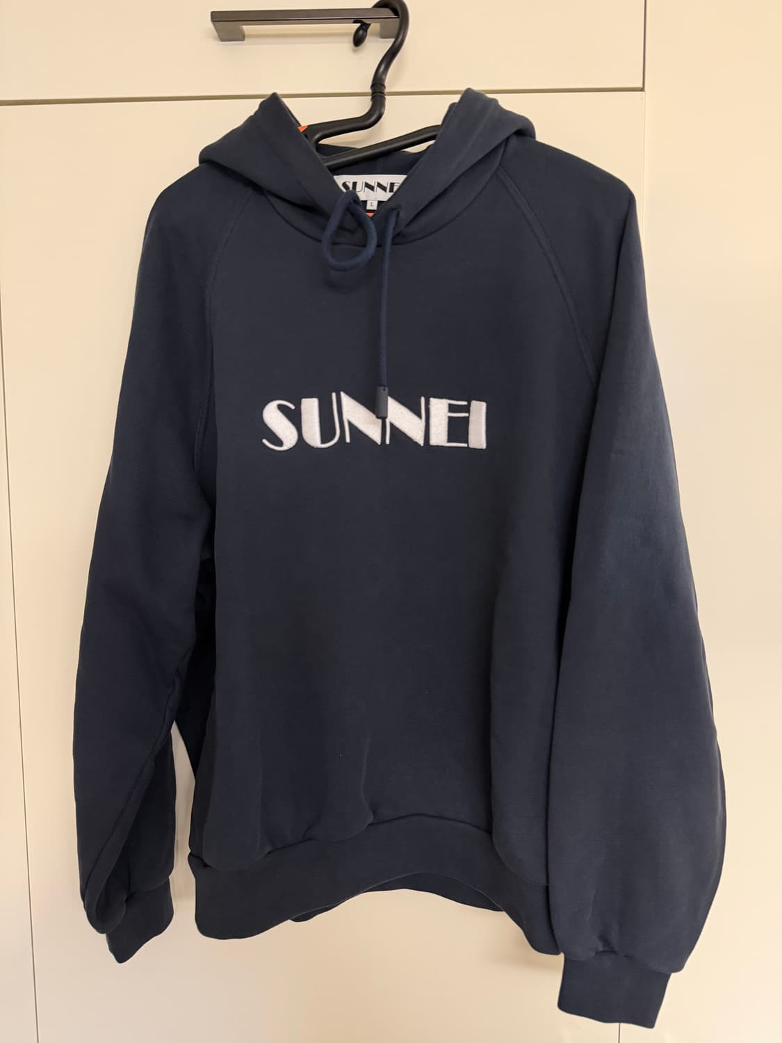 써네이 볼드자수 후드티L 상품이미지1