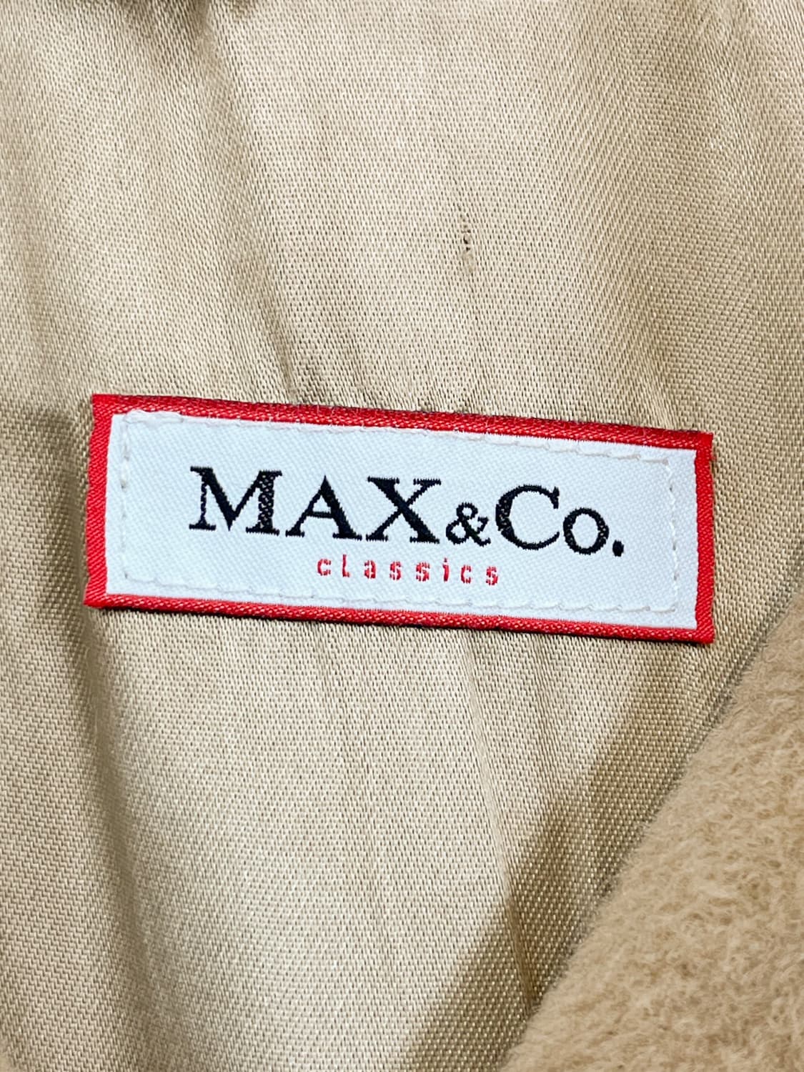 막스앤코 더블 브레스티드 울 코트 상품이미지5