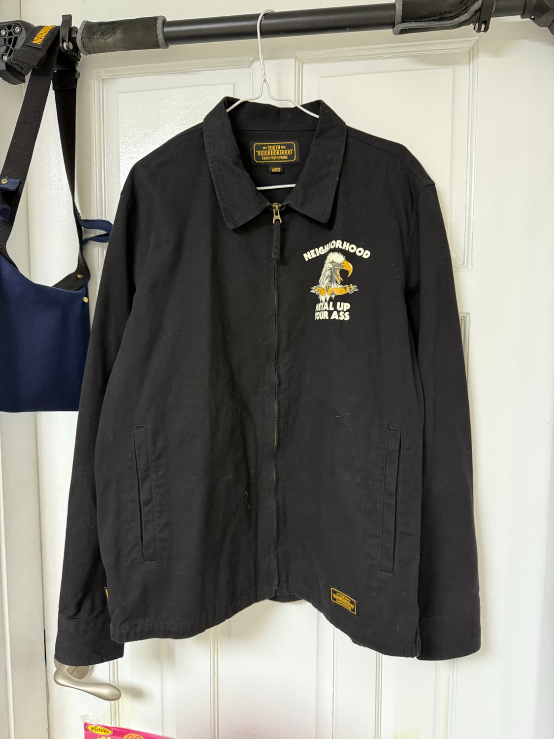 네이버후드 켄달 독수리자켓 블랙 L 상품이미지2