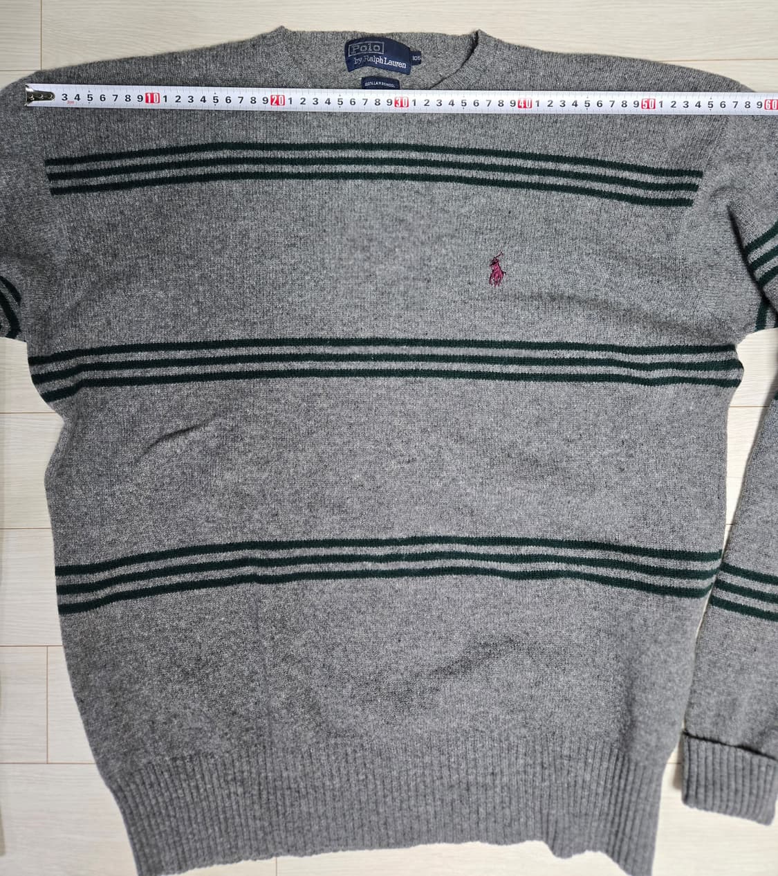 폴로 랄프로렌 스트라이프 램스울 니트 상품이미지5