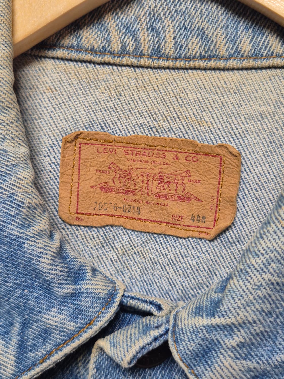 [실측 M] 80s US Made 리바이스 트러커 -115 상품이미지5