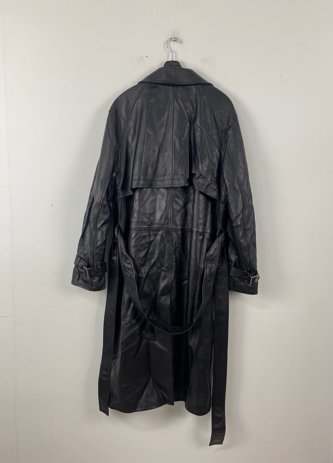 도프제이슨 램스킨 트렌치 코트 M 상품이미지2