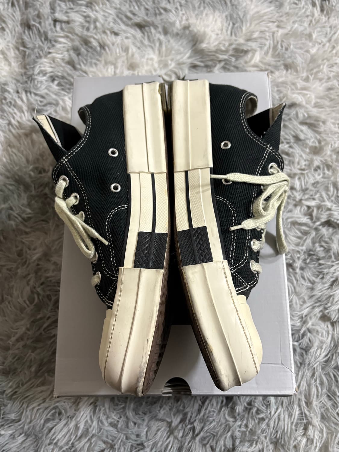 릭오웬스 다크쉐도우 x 컨버스 다크스타 로우 상품이미지4