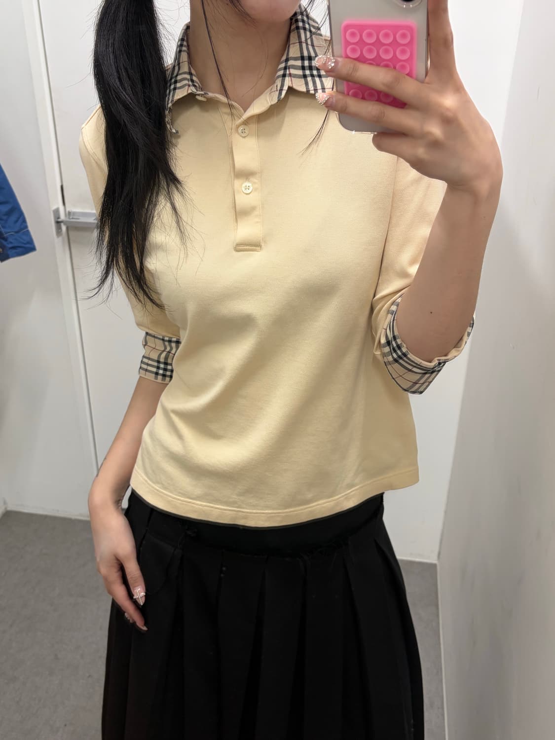 버버리 노바체크 카라티 상품이미지4