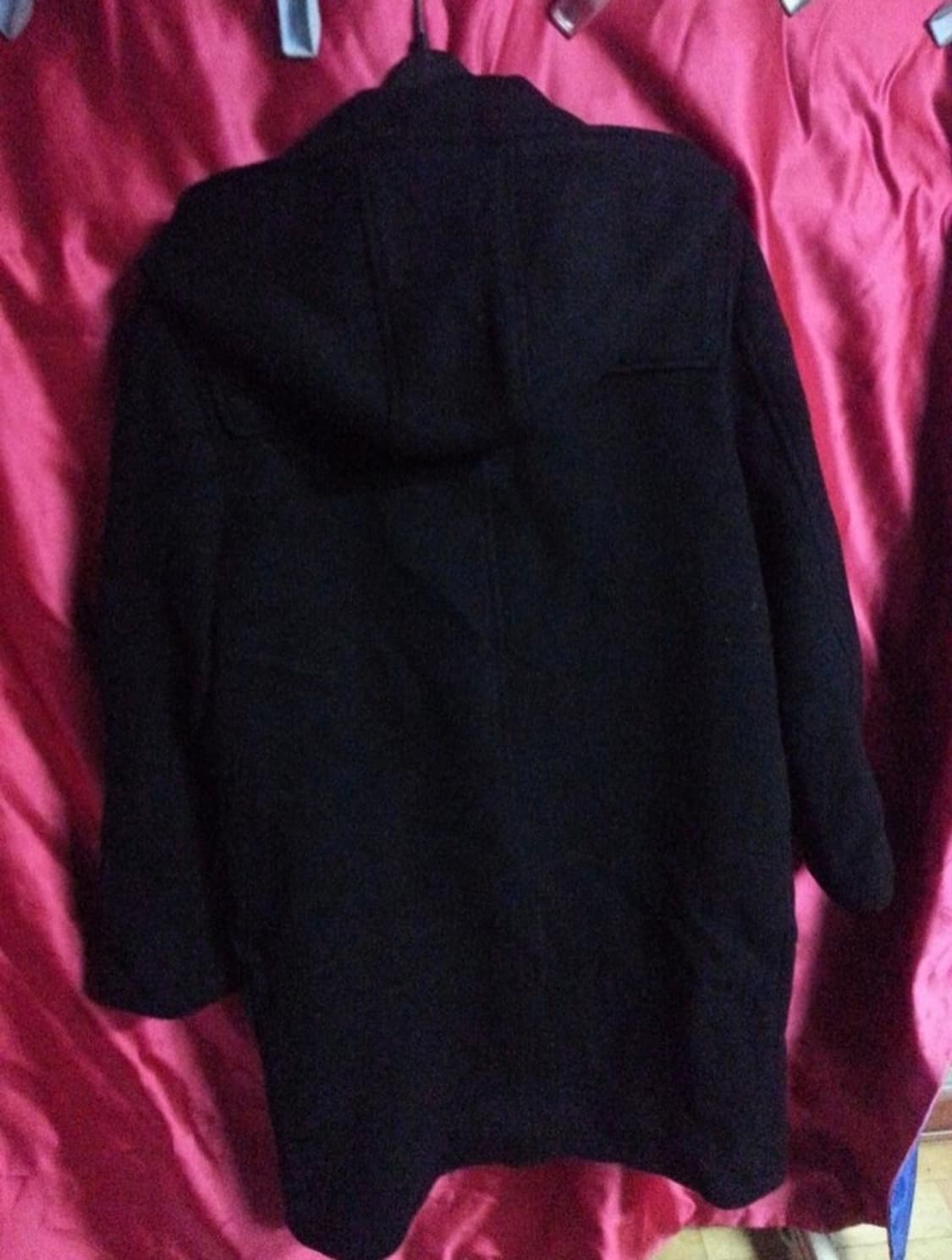 쏘베이직 SO BASIC 모직 코트 블랙 66 (가슴둘레90) 상품이미지2