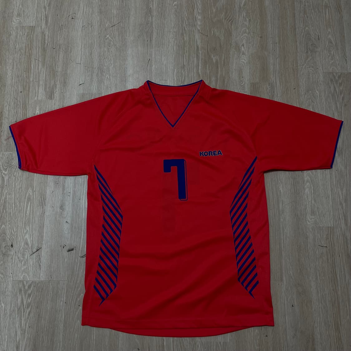 대한민국 축구 국가대표팀 박지성 축구 유니폼 티셔츠 L(100) 상품이미지4