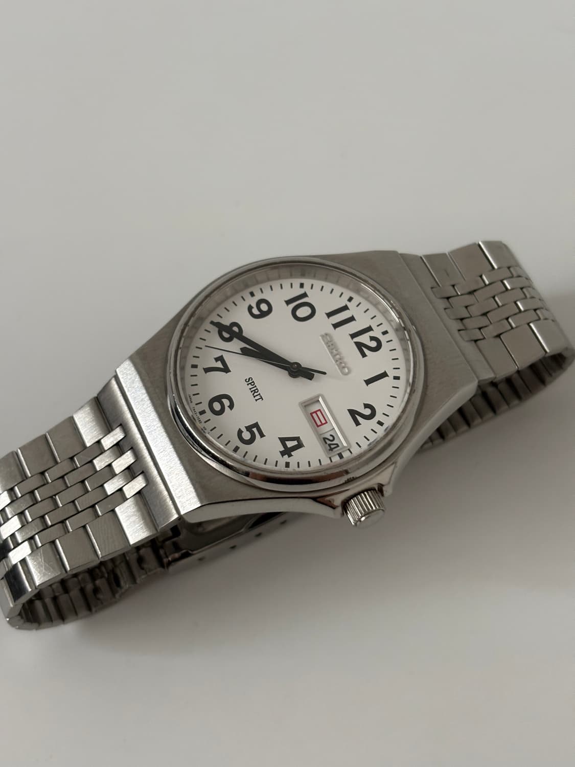 1990s Spirit Arabic Index Silver Quartz 상품이미지4