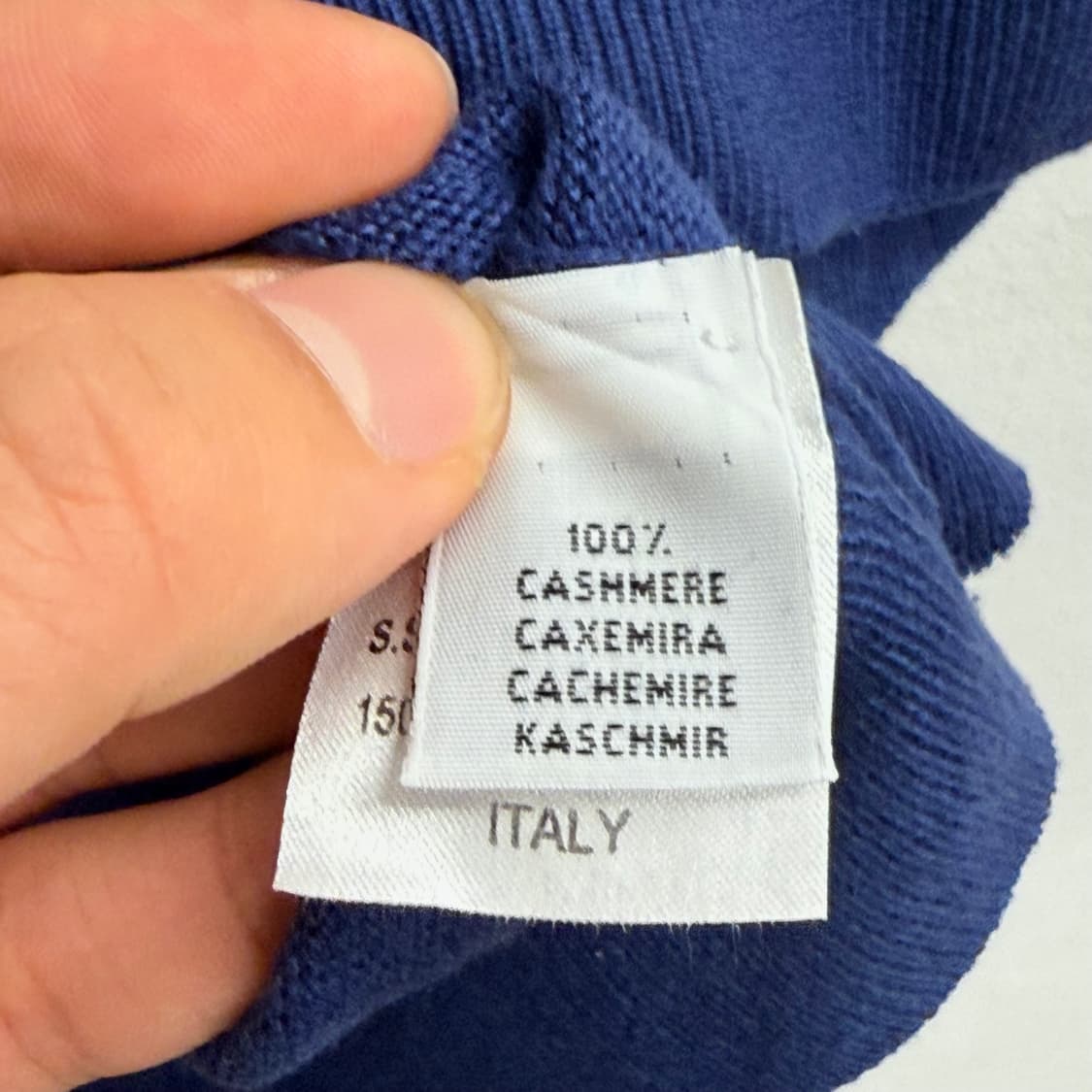 안드레모리스 100%캐시미어 니트 조끼 (M) 상품이미지3