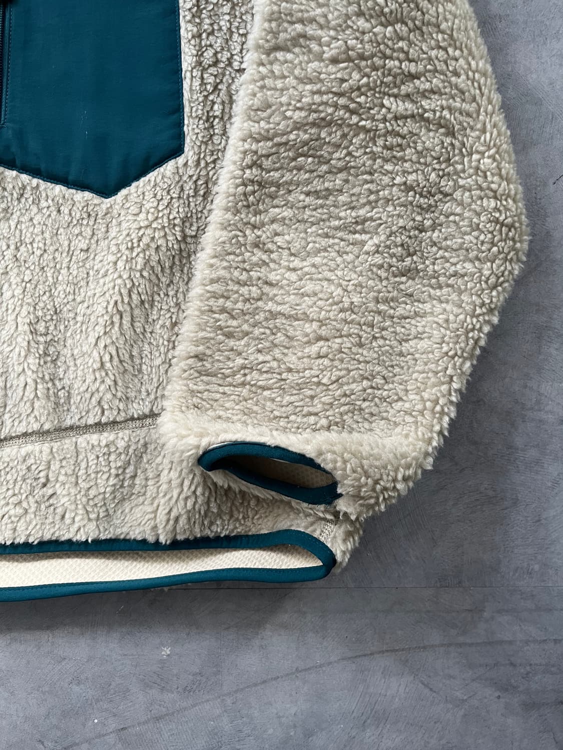 Patagonia 파타고니아 레트로 펠리컨 그린 플리스 자켓 상품이미지4