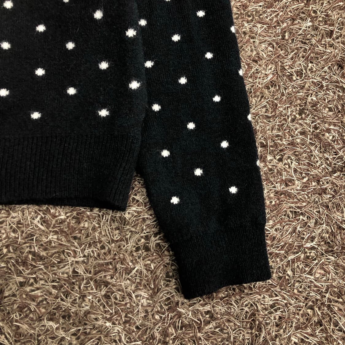 빈티지 폴카닷 도트 가디건 상품이미지4