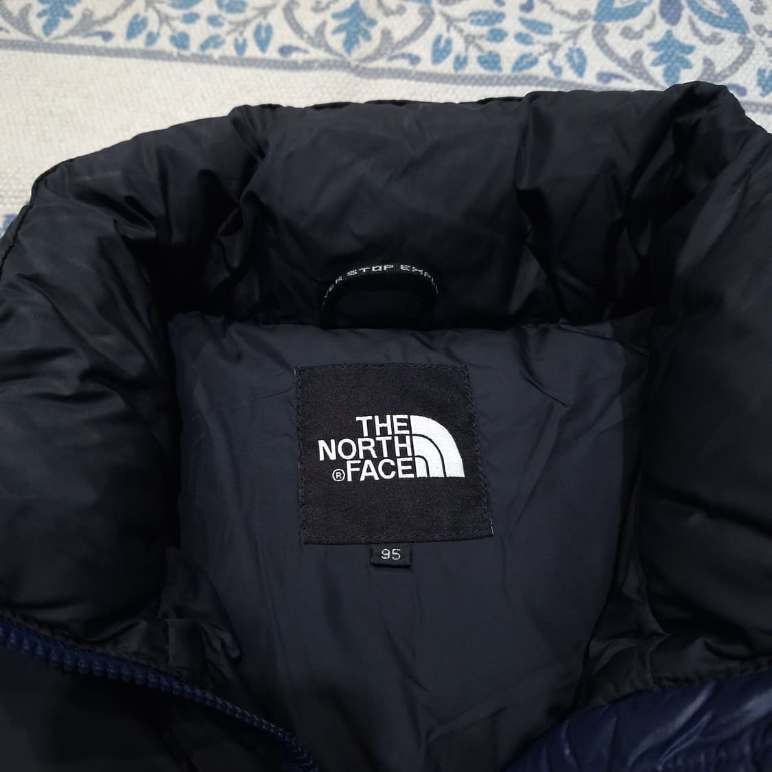 노스페이스 700 네이비 블랙 눕시 거위털 구스다운 패딩 점퍼 L 상품이미지8