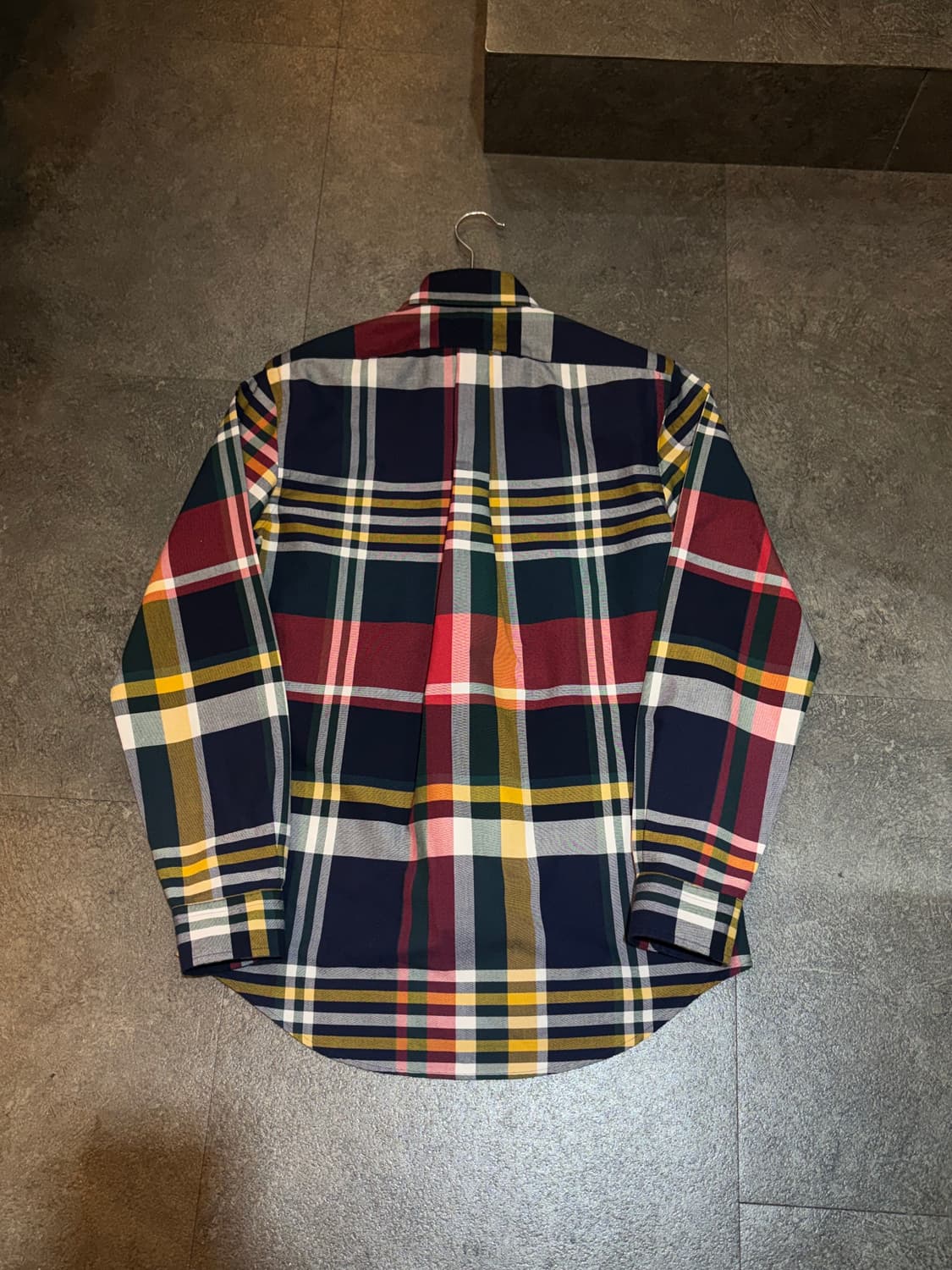 폴로 랄프로렌 옥스포드 체크 셔츠 남방 S 상품이미지3