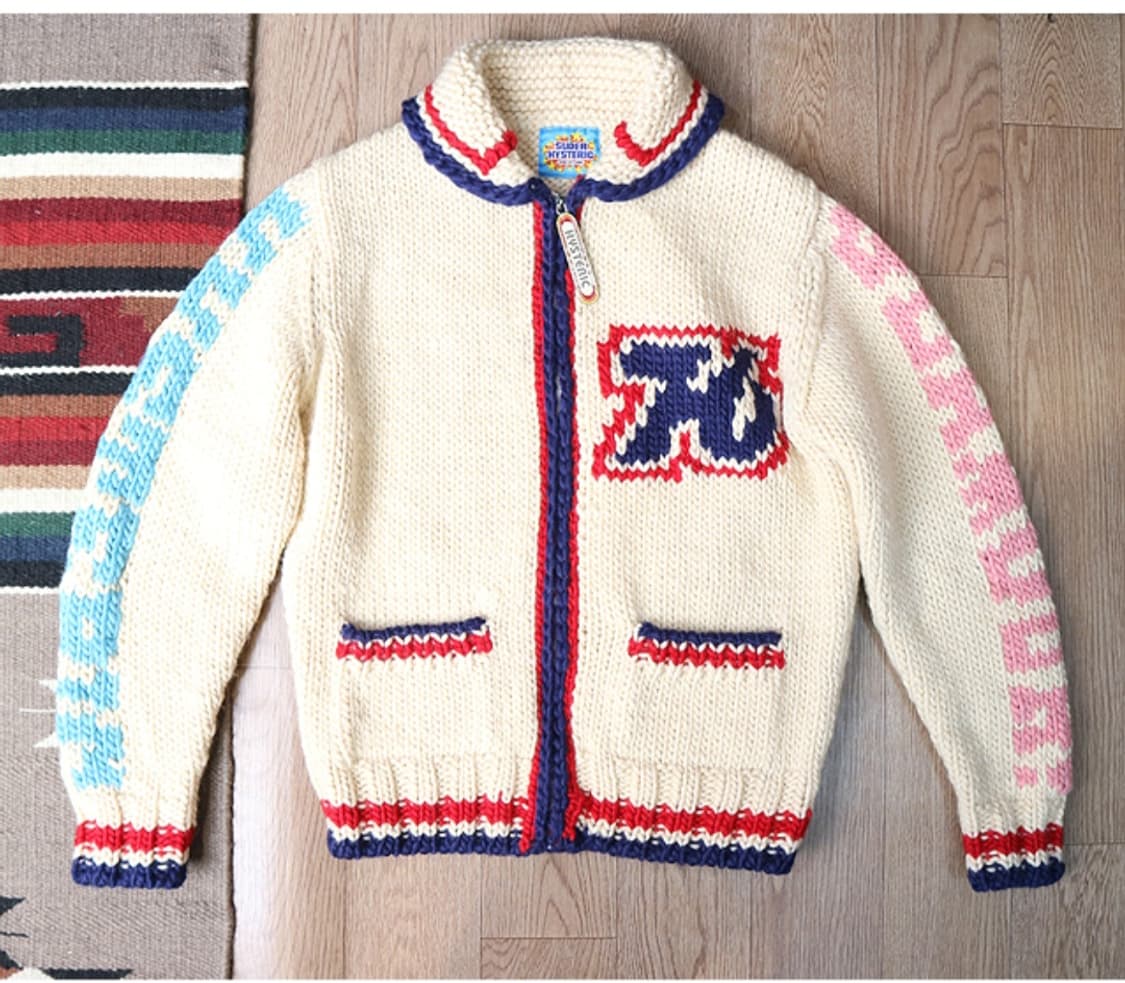 Hysteric Glamour 히스테릭 글래머 울100% 도톰한  코위찬 상품이미지2