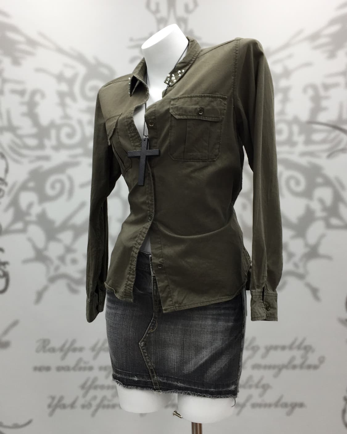 Y2K cubic point shirts 상품이미지2