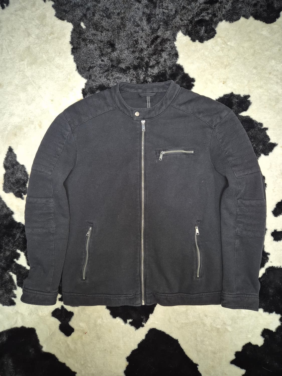 자라 코튼 싱글 라이더 자켓 XL 상품이미지1