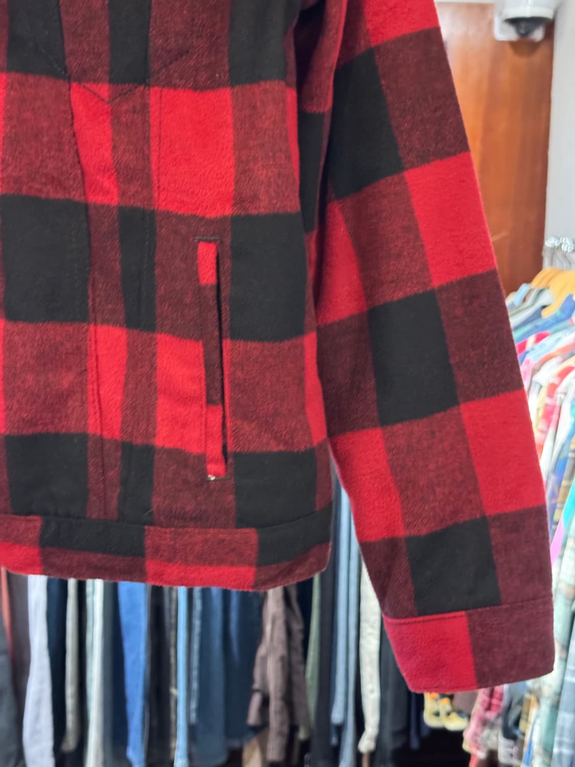 리바이스 버팔로체크 양털 자켓 L 상품이미지3