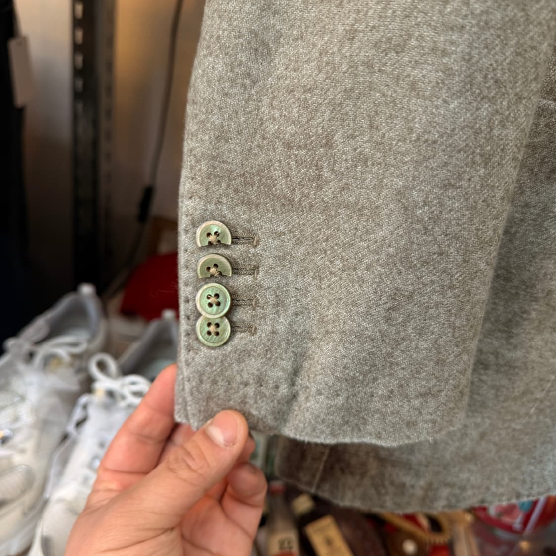 L.B.M 1911 BY LUBIAM 울혼방 더블 벤트 블레이저 상품이미지4