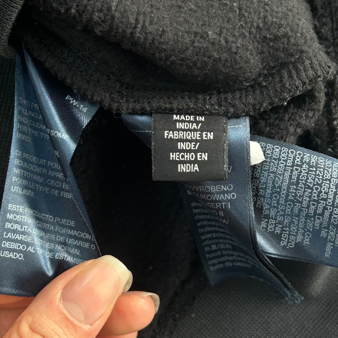 Tommy Gilfiger 스펠아웃로고 블랙 후드티 상품이미지7