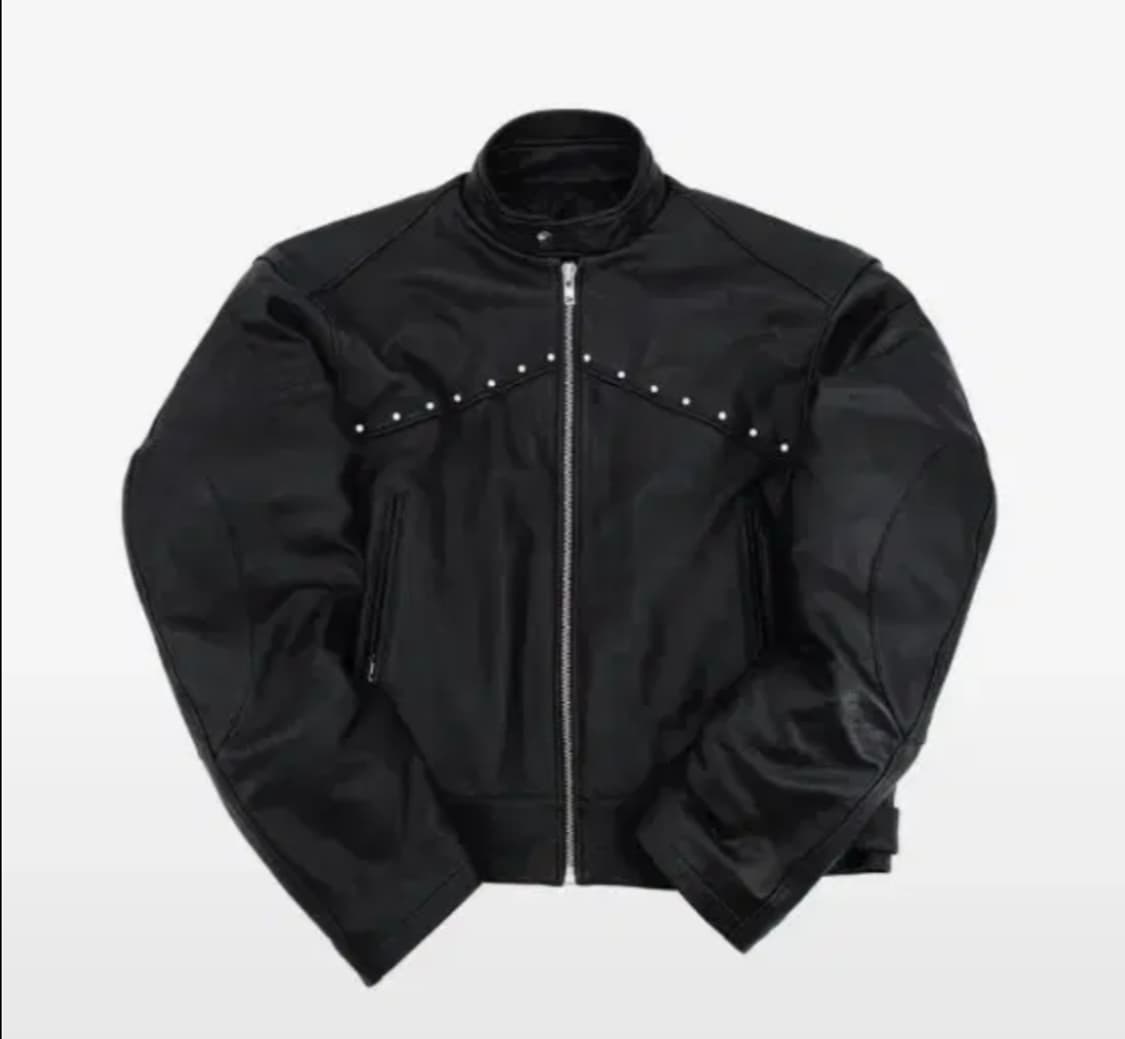 선데이오프클럽 슬리브 파카 레더 자켓 1 상품이미지1